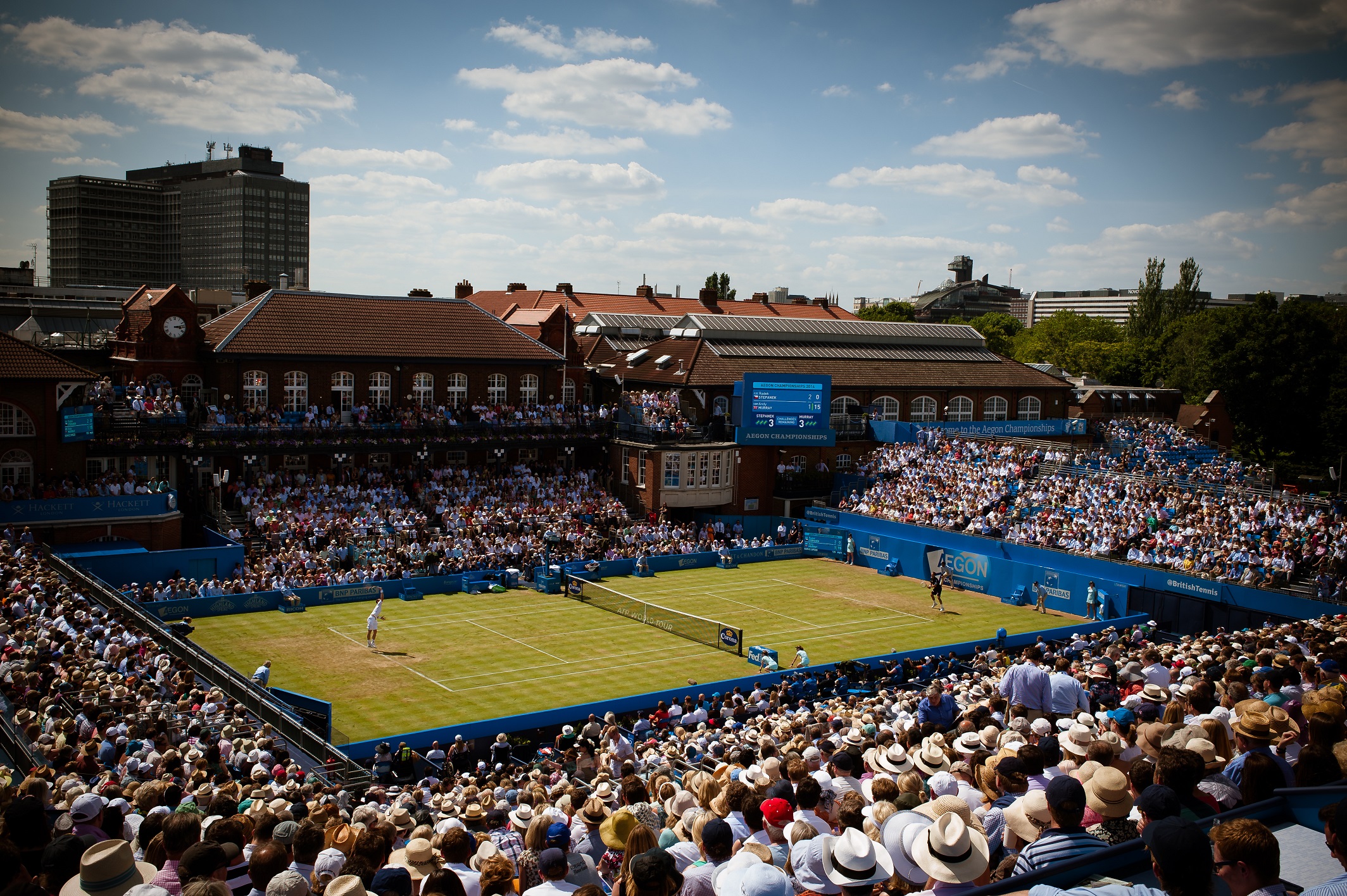 The Queen's Club on sunny summer's day