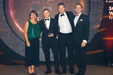 Chef of the year for a private site went to Adam Thomason, Restaurant Associates.