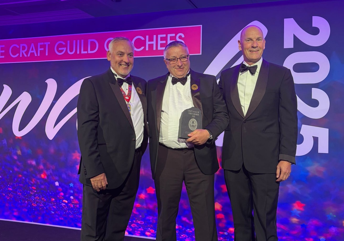 Allen Townsend wins the banqueting and event chef award