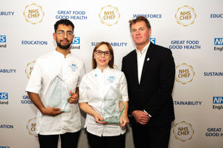 nhs-chef-of-the-year-alejandro-bedoya-hernandez-manuela-miccoli-simon-corben-director-and-head-of-profession-nhs-estates.jpeg