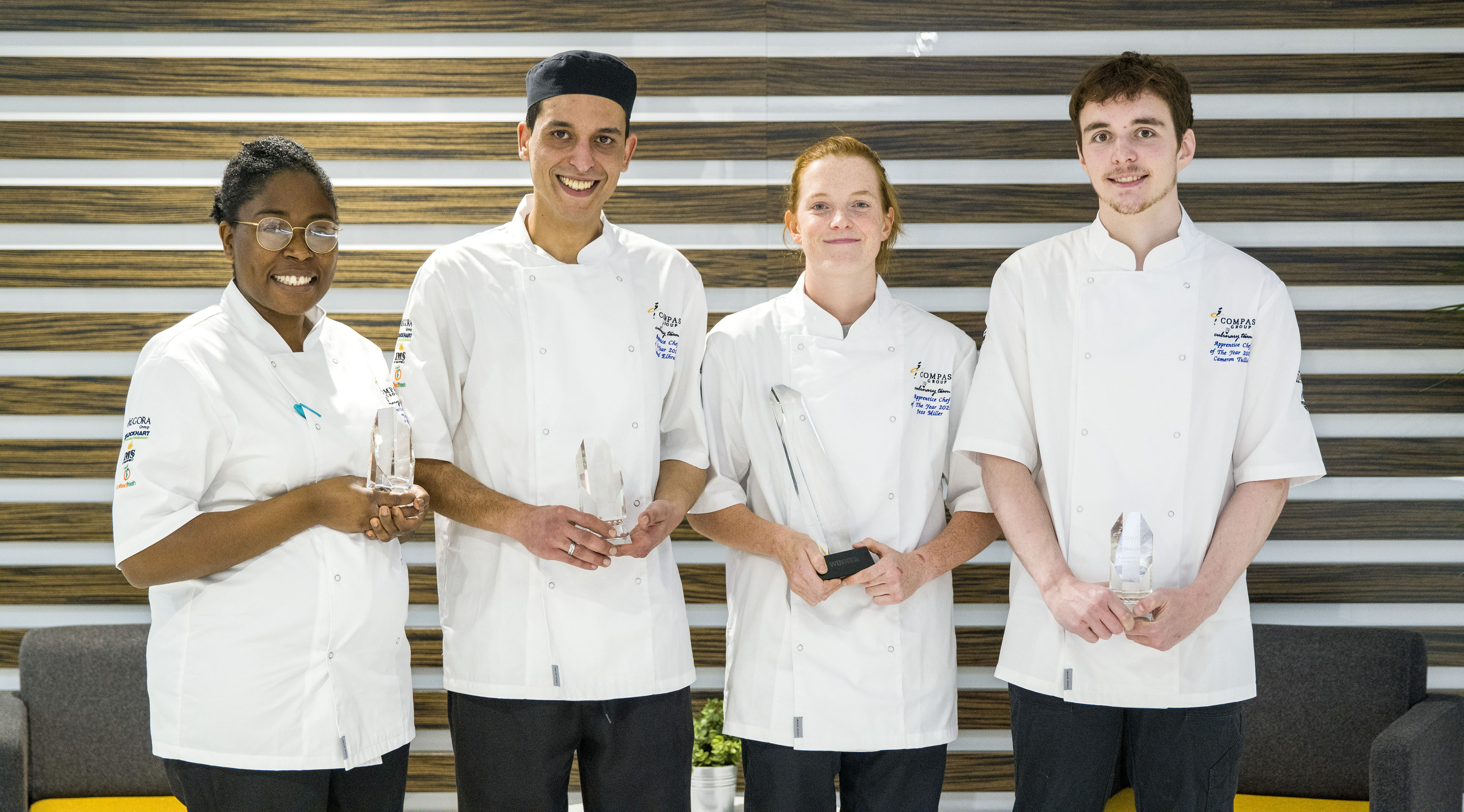 Apprentice Chef of the Year competition 2023 - Diana, Mohamed, Jess, Cameron