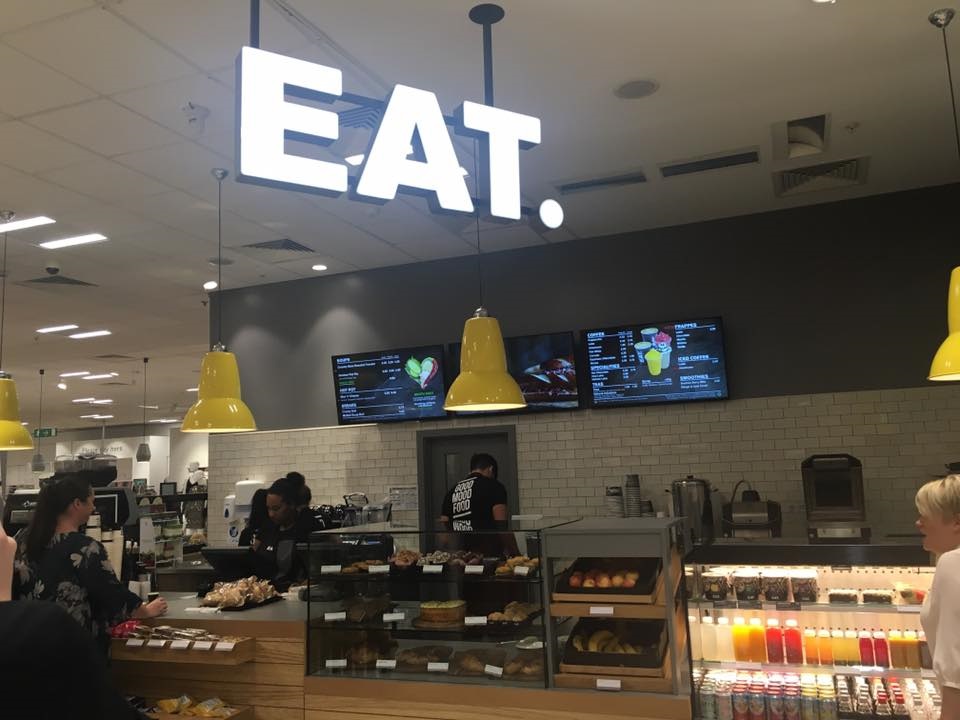 The new EAT. restaurant at Debenhams