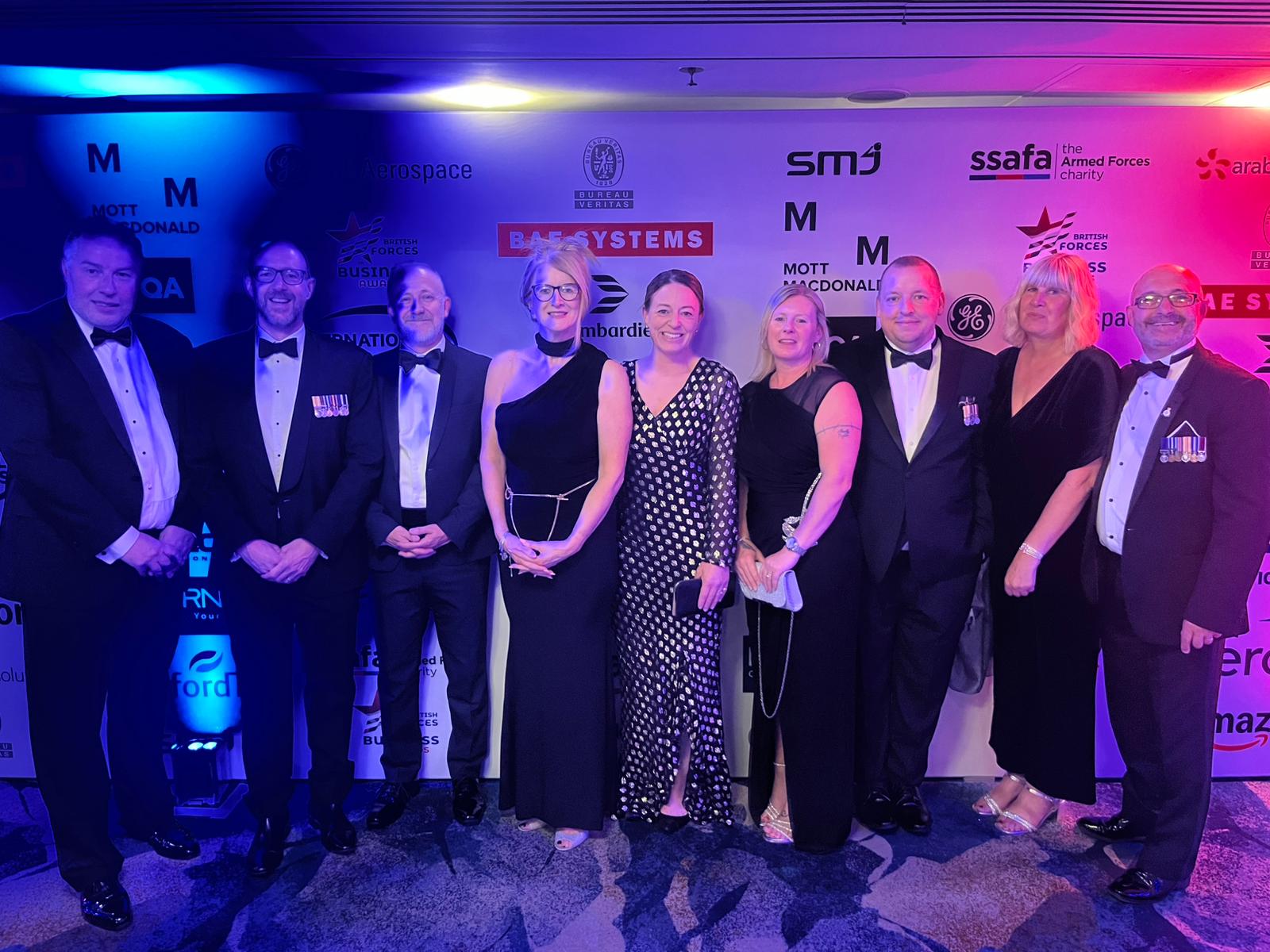 Compass at British Forces in Business Awards