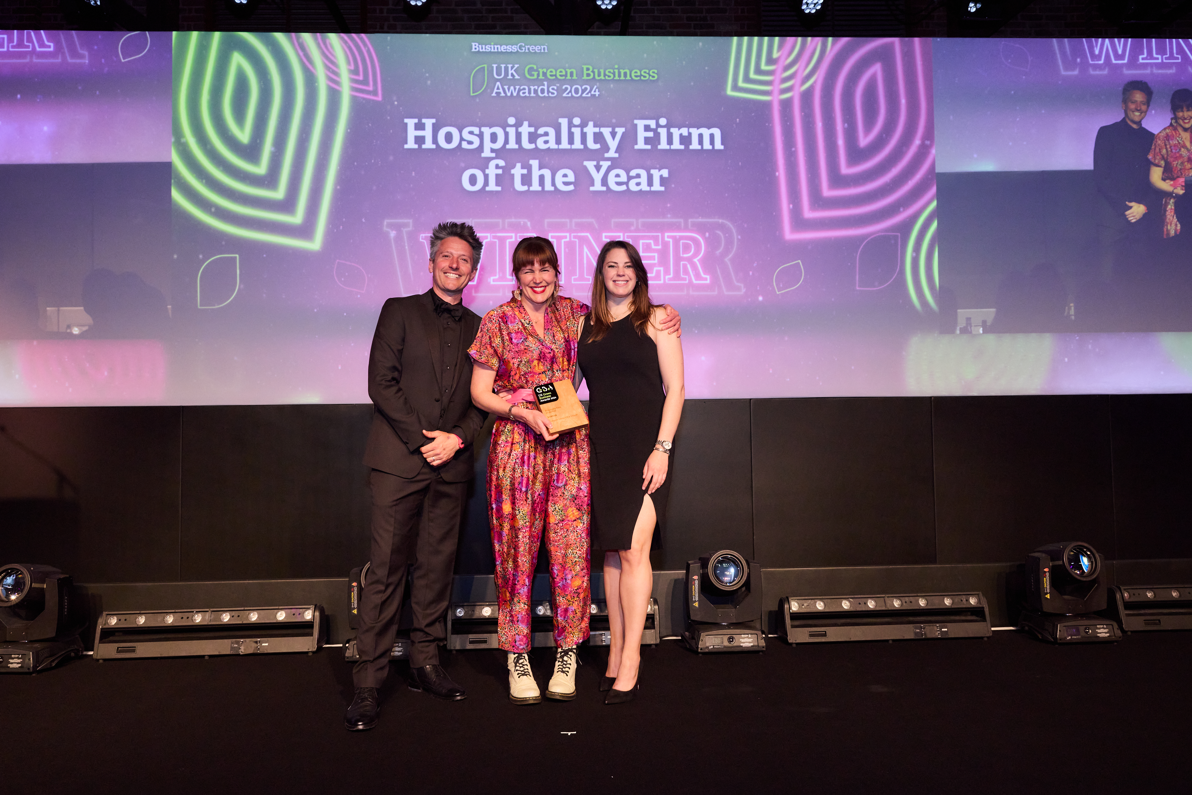 Hospitality Firm of the Year at the Green Business Awards