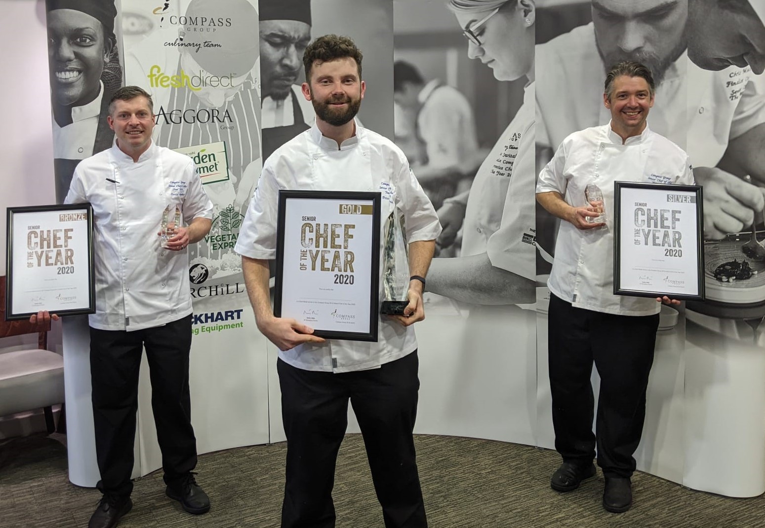 Compass Chef of the Year Senior Top Three