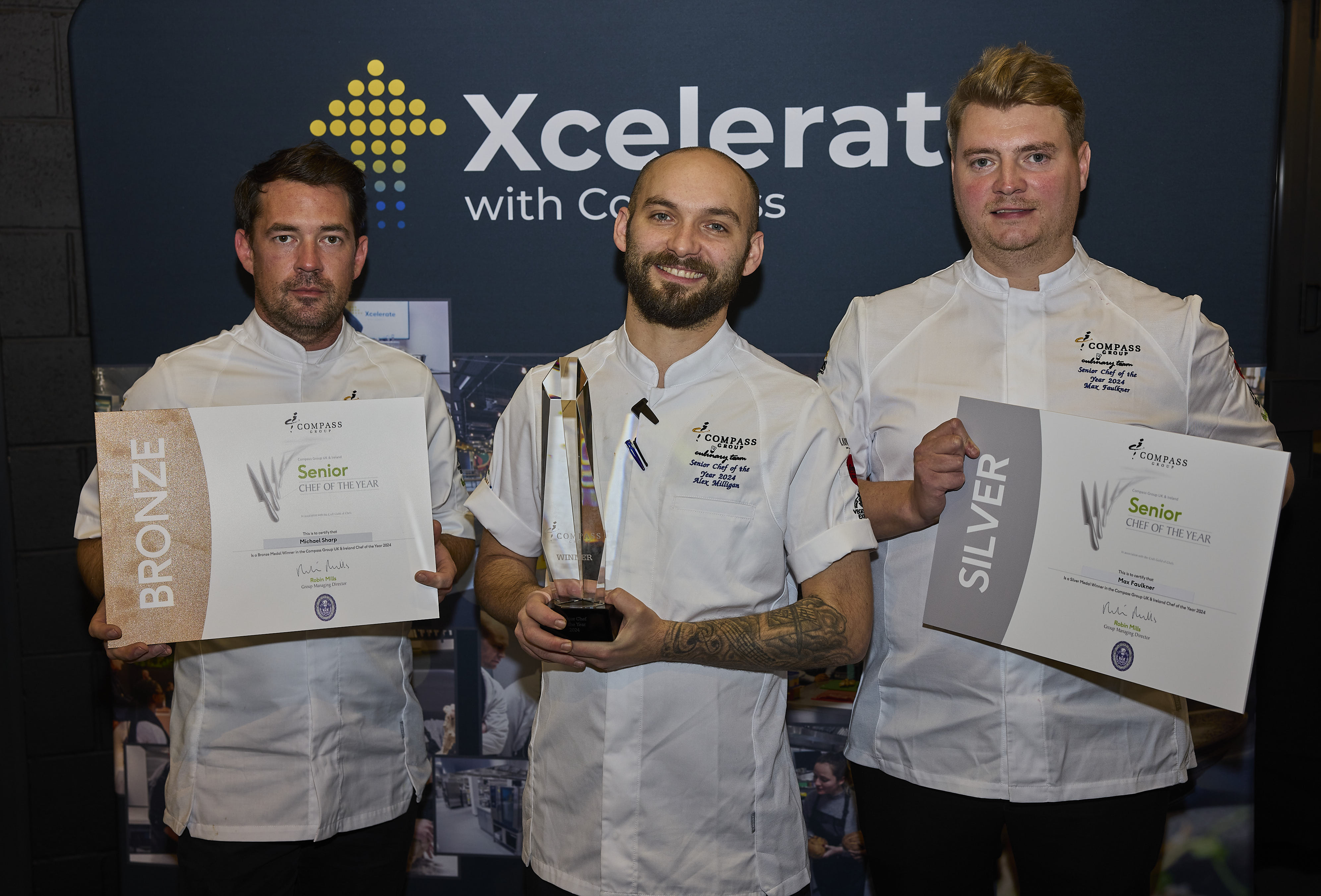Michael Sharp, Alex Milligan, Max Faulkner