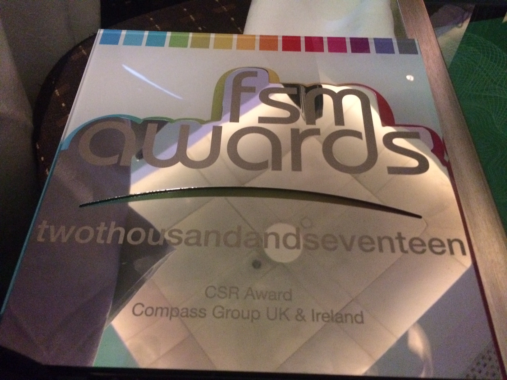 Compass Group UK & Ireland won the CSR Award at the Foodservice Management Awards