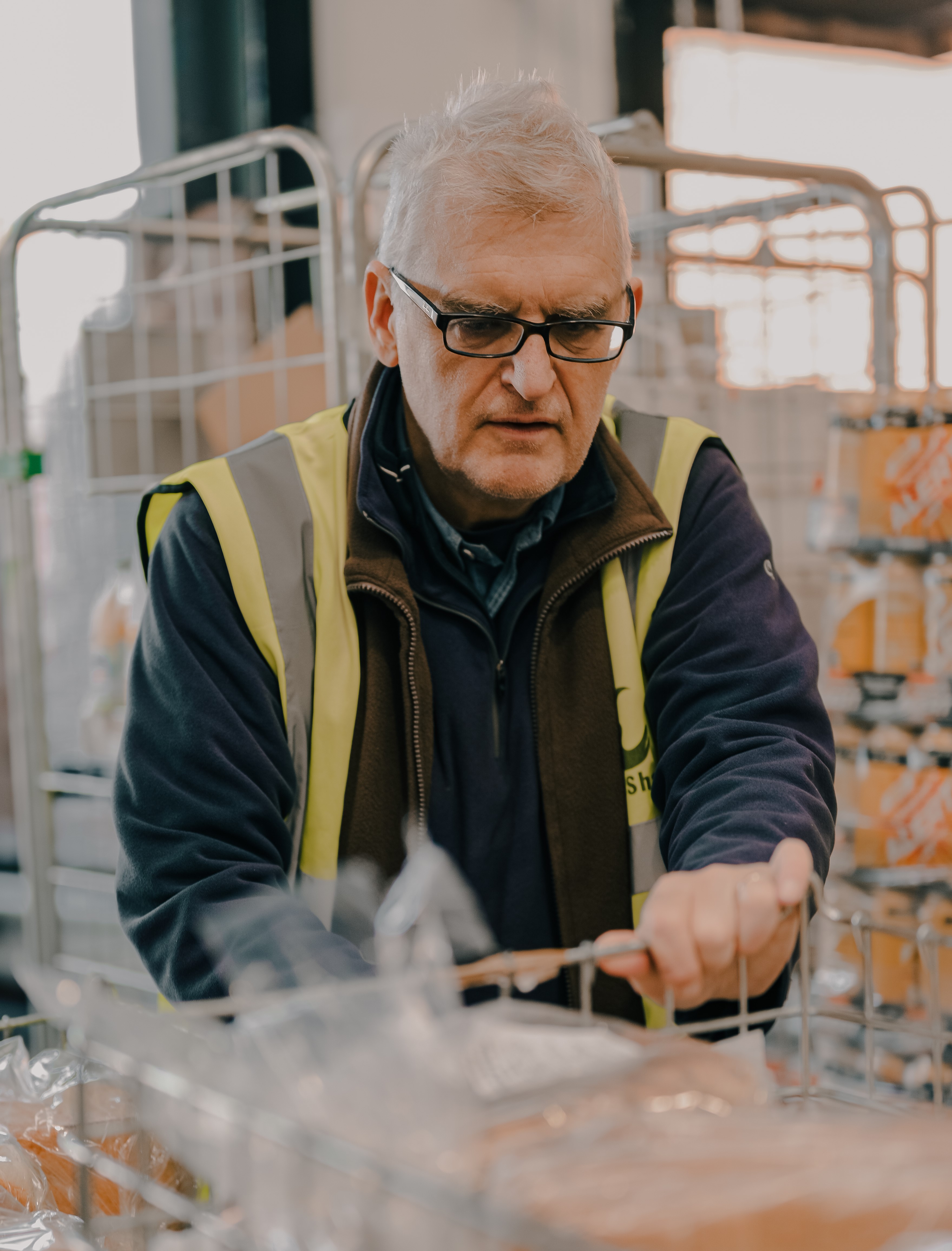 FareShare volunteer at work