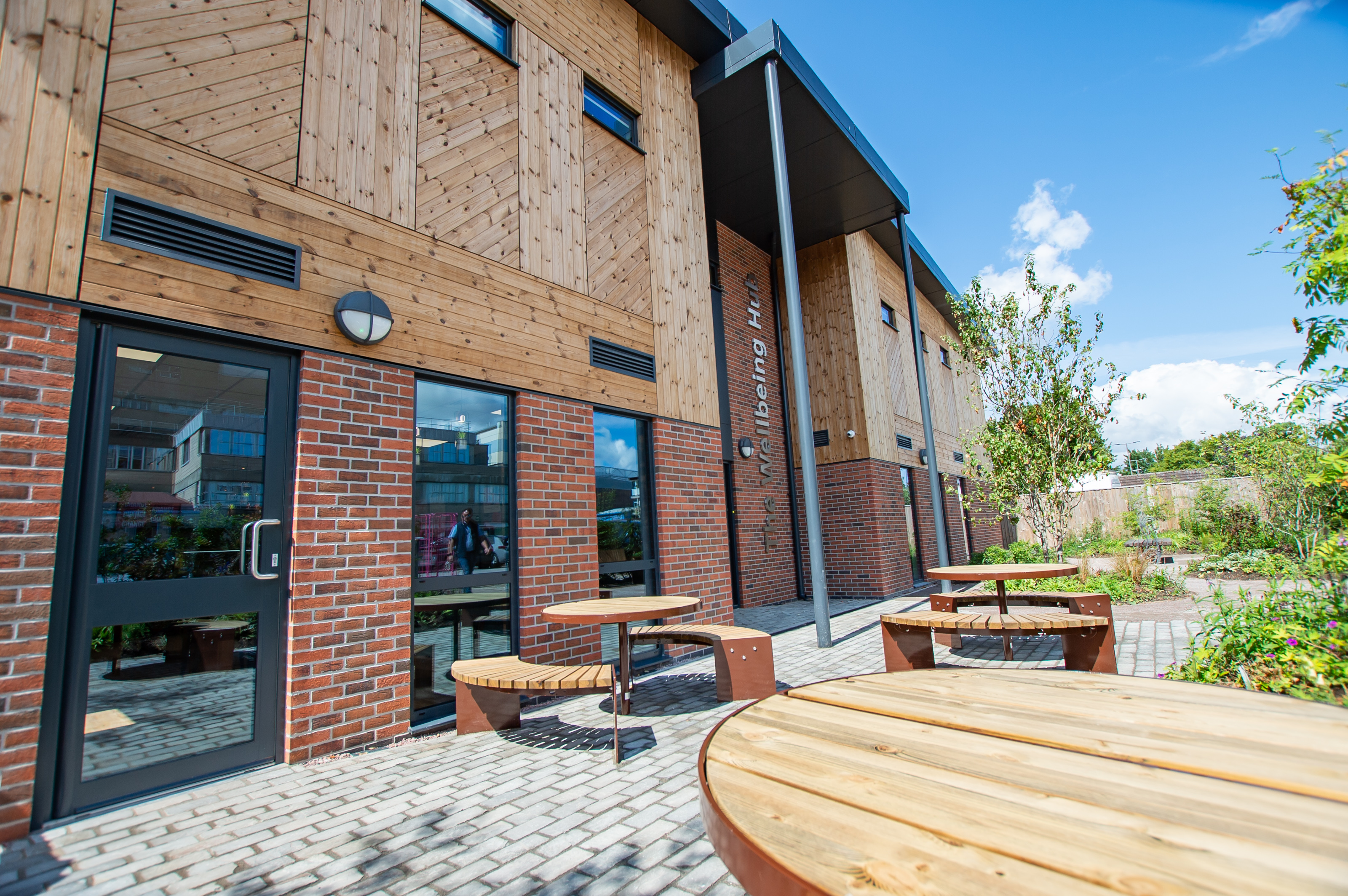Staff and Wellbeing Hub Exterior - University Hospital Southampton