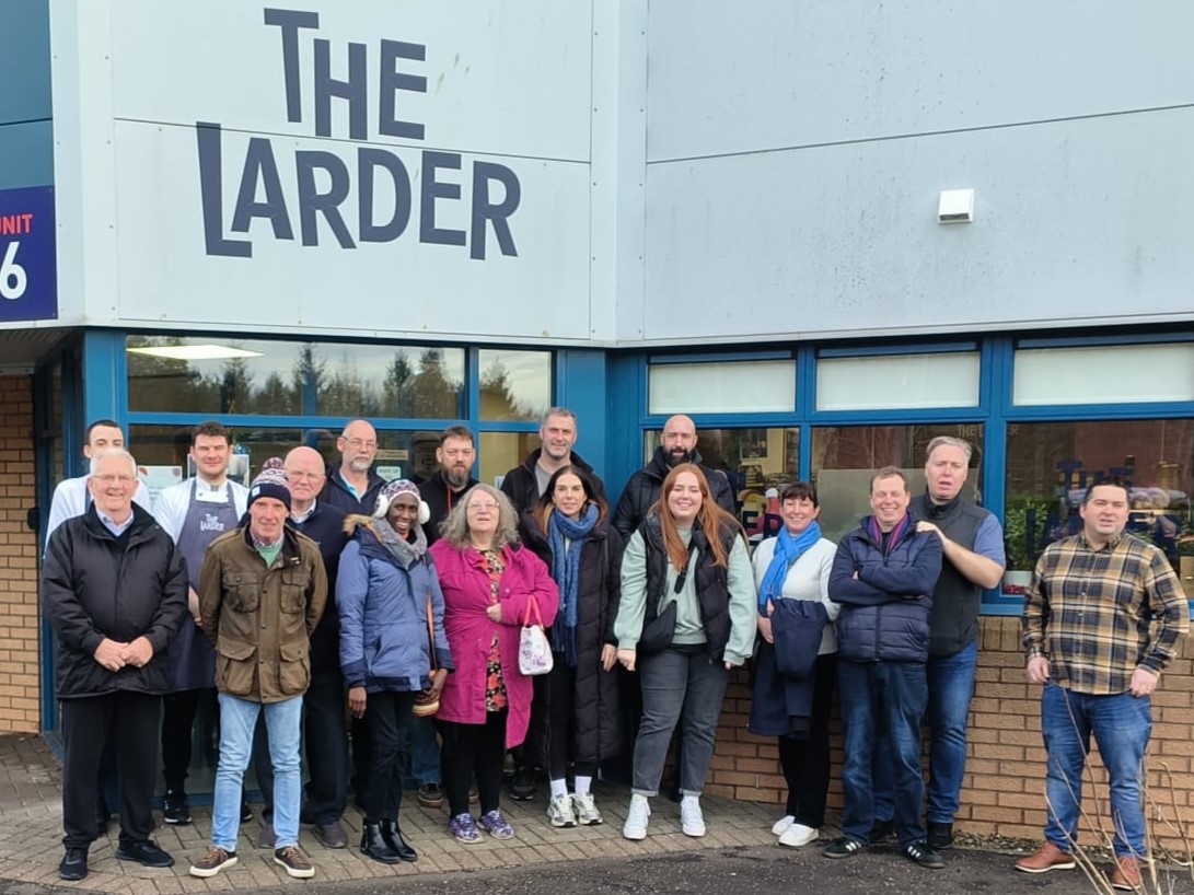 Compass Scotland is partnering with The Larder to help tackle poverty and hunger