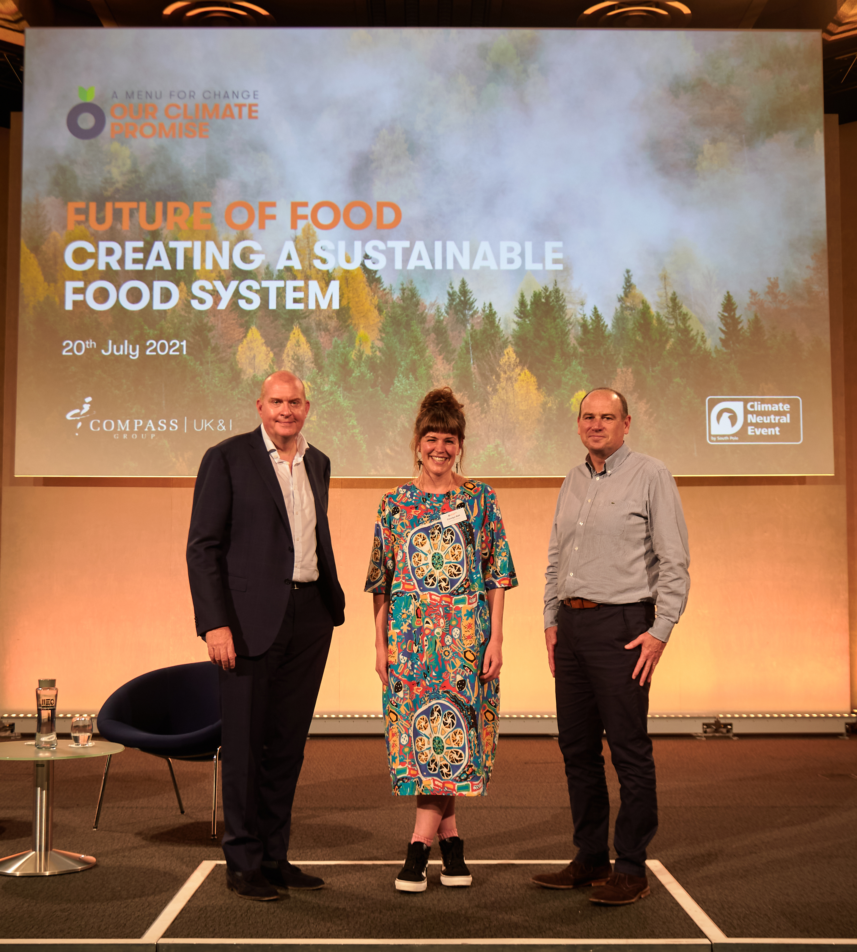 Compass’ Dominic Blakemore, Carolyn Ball and Robin Mills