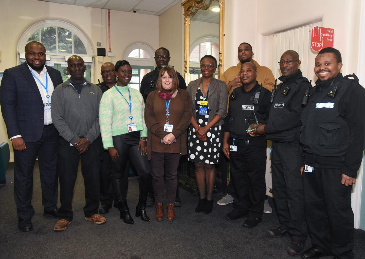 The North Middlesex University Hospital security team