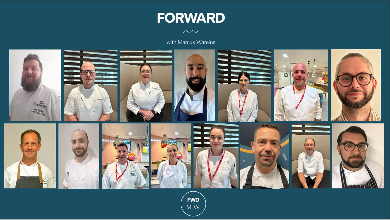 Forward with Marcus Wareing - cohort 3 participants