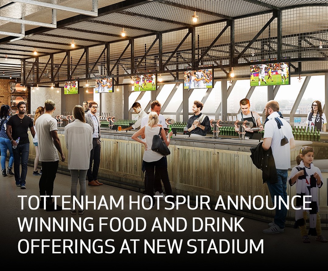 Levy UK and THFC reveal food and drink outlets