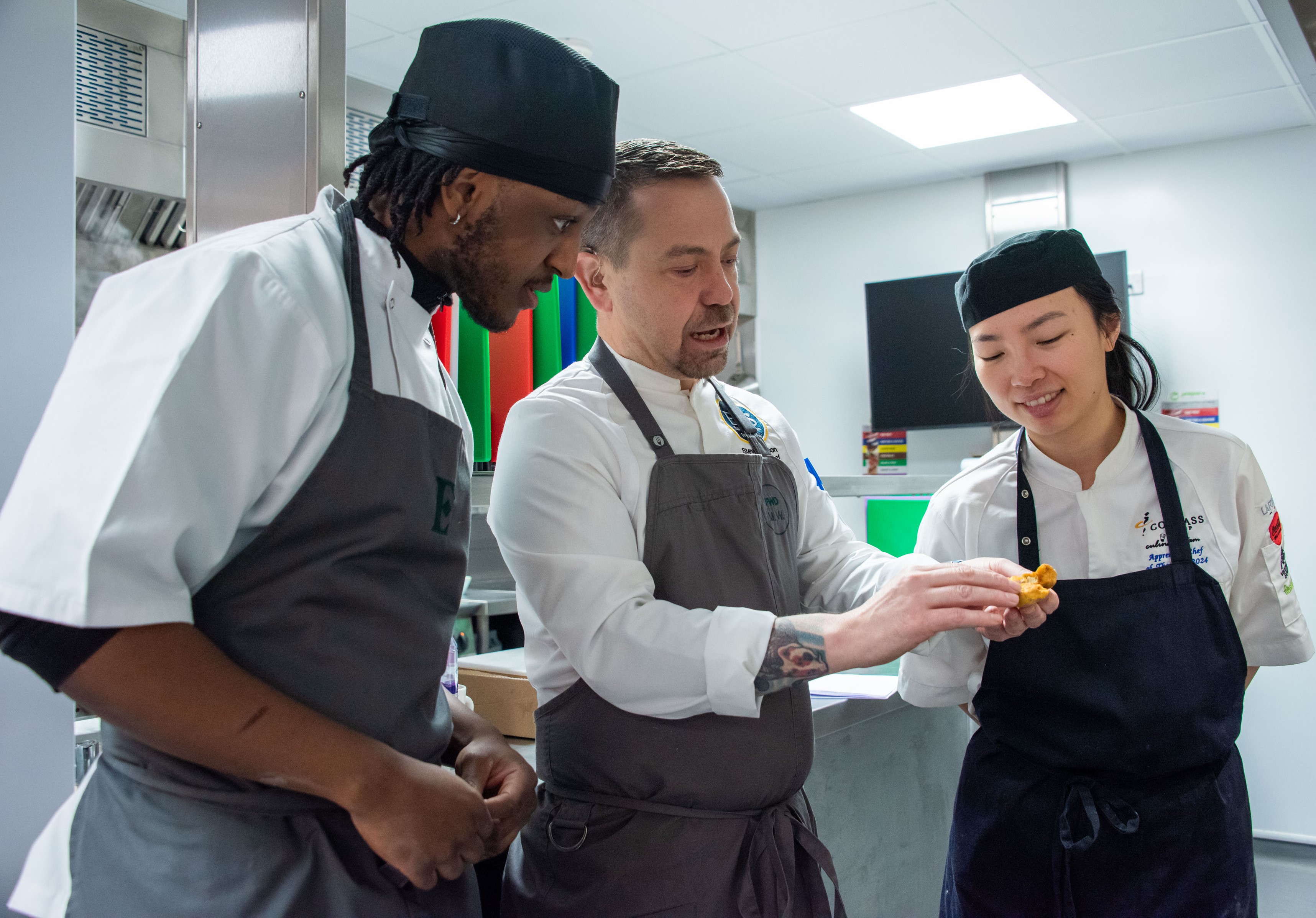 Chefs at Compass' Xcelerate facility