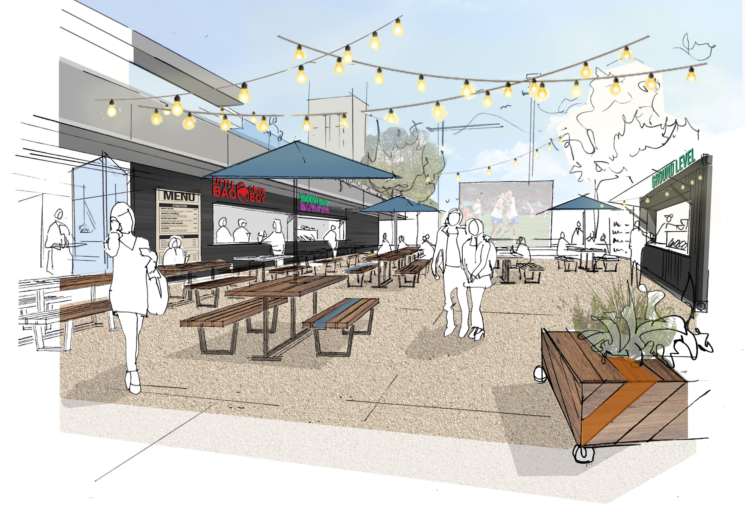 Artist Impression Courtyard