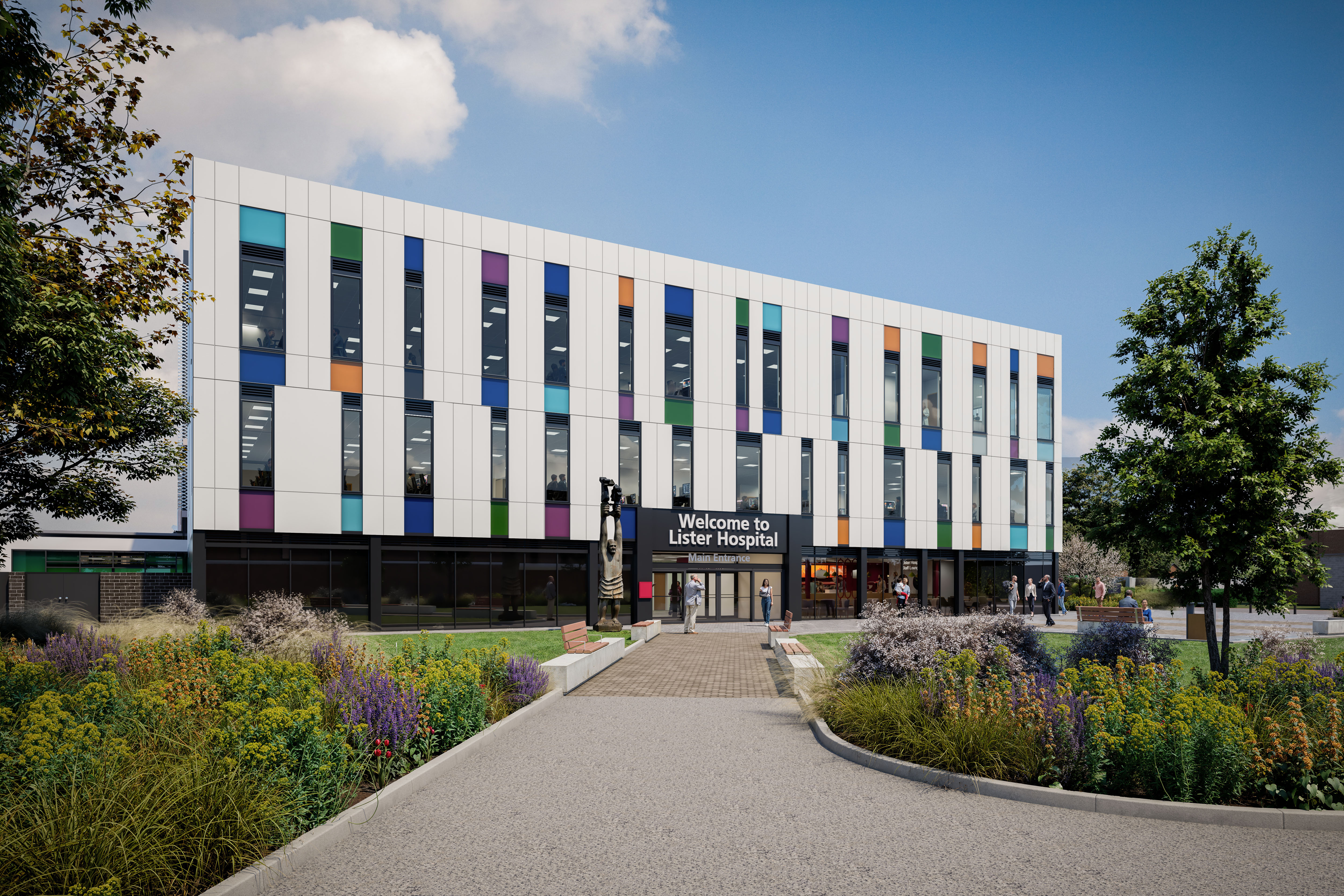 Lister Hospital main entrance