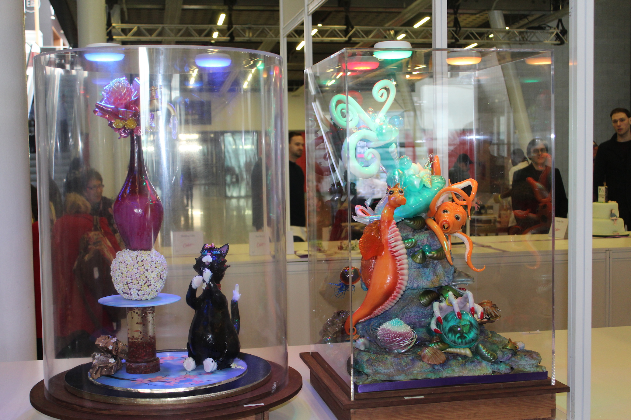 Kayleigh Turner’s, Sugarcraft showpiece (Bronze Award) and Graham Singer’s sugarcraft showpiece (Gold medal)