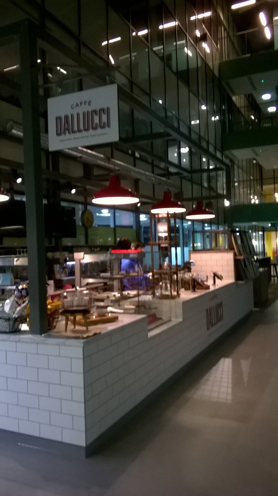 The new Caffé Dallucci at Griffin House Hammersmith