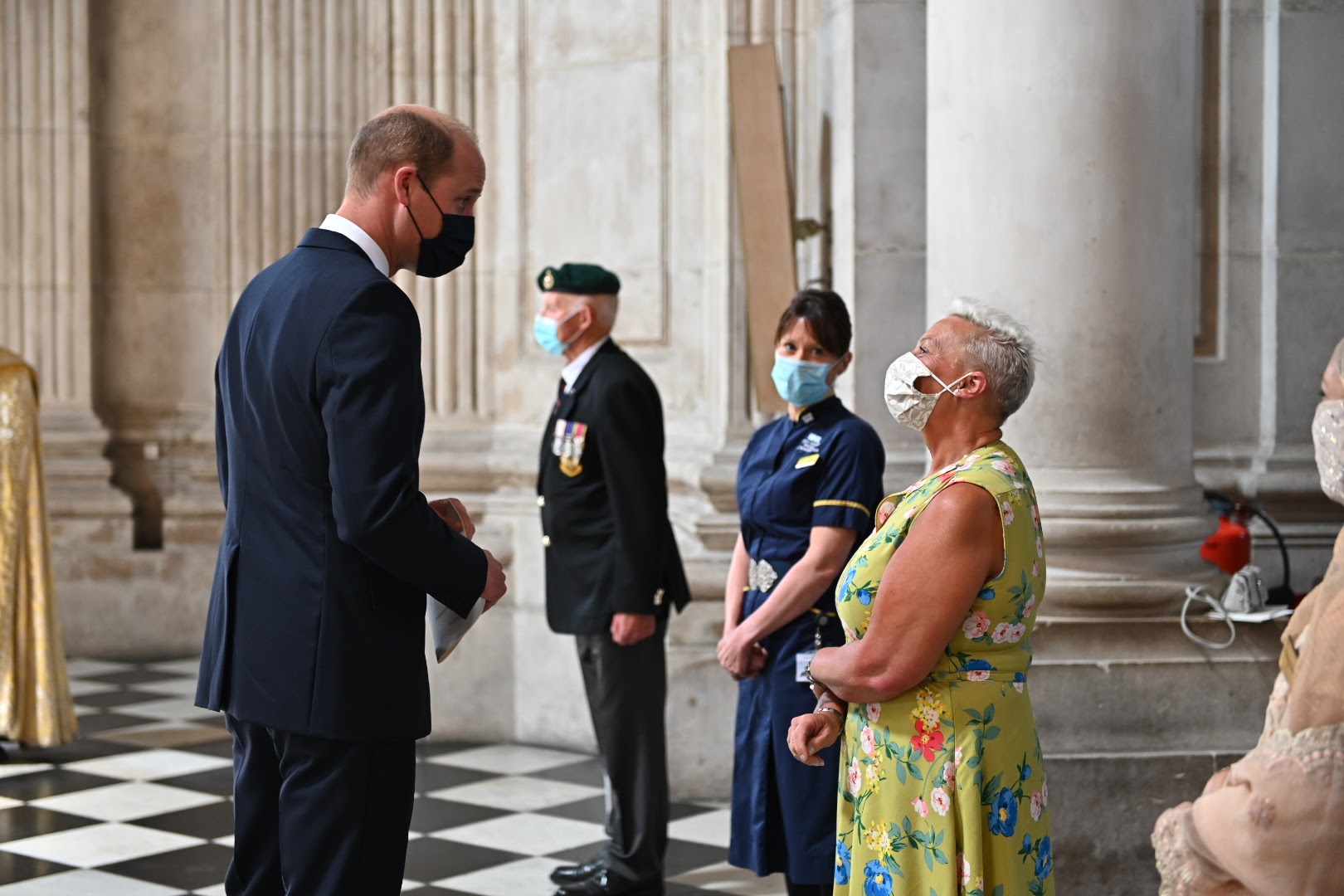HRH Prince William & Diane Caunt