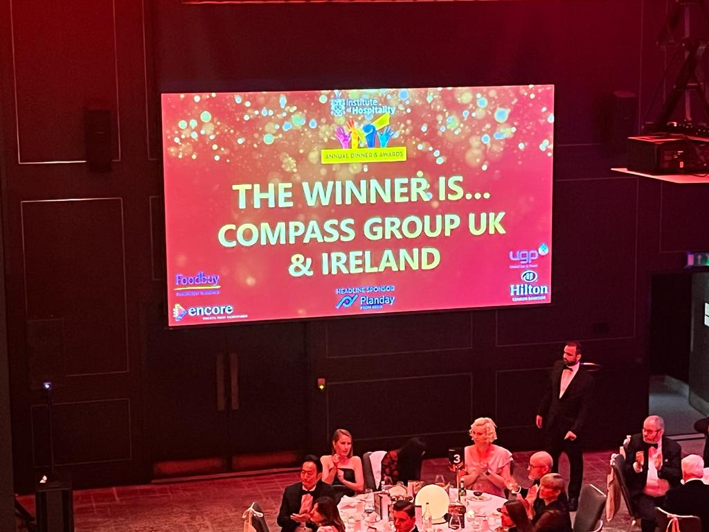 Compass Group UK & Ireland win Institute of Hospitality Award for ED&I
