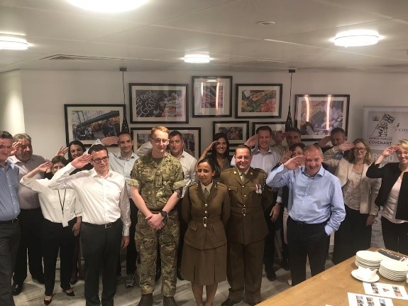 Reservists tea