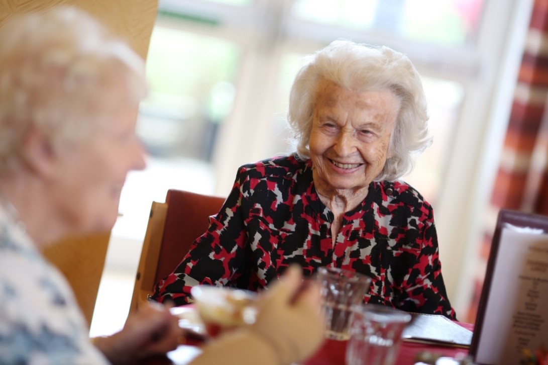 Residents at Lord Harris Court in Berkshire, alongside 11 RMBI Homes, will benefit from the new dining experience.
