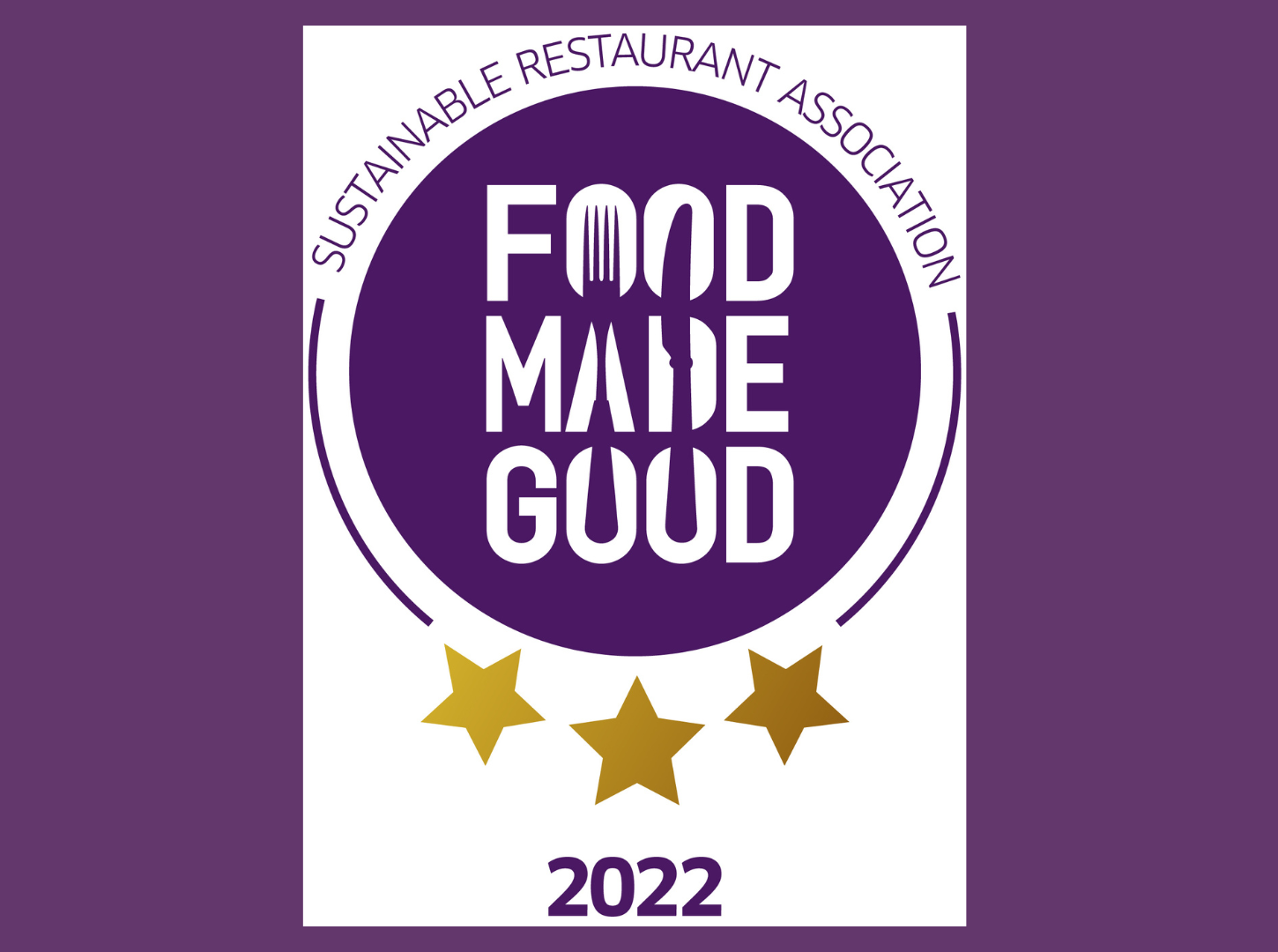 Sustainable Restaurant Association - 3 Stars