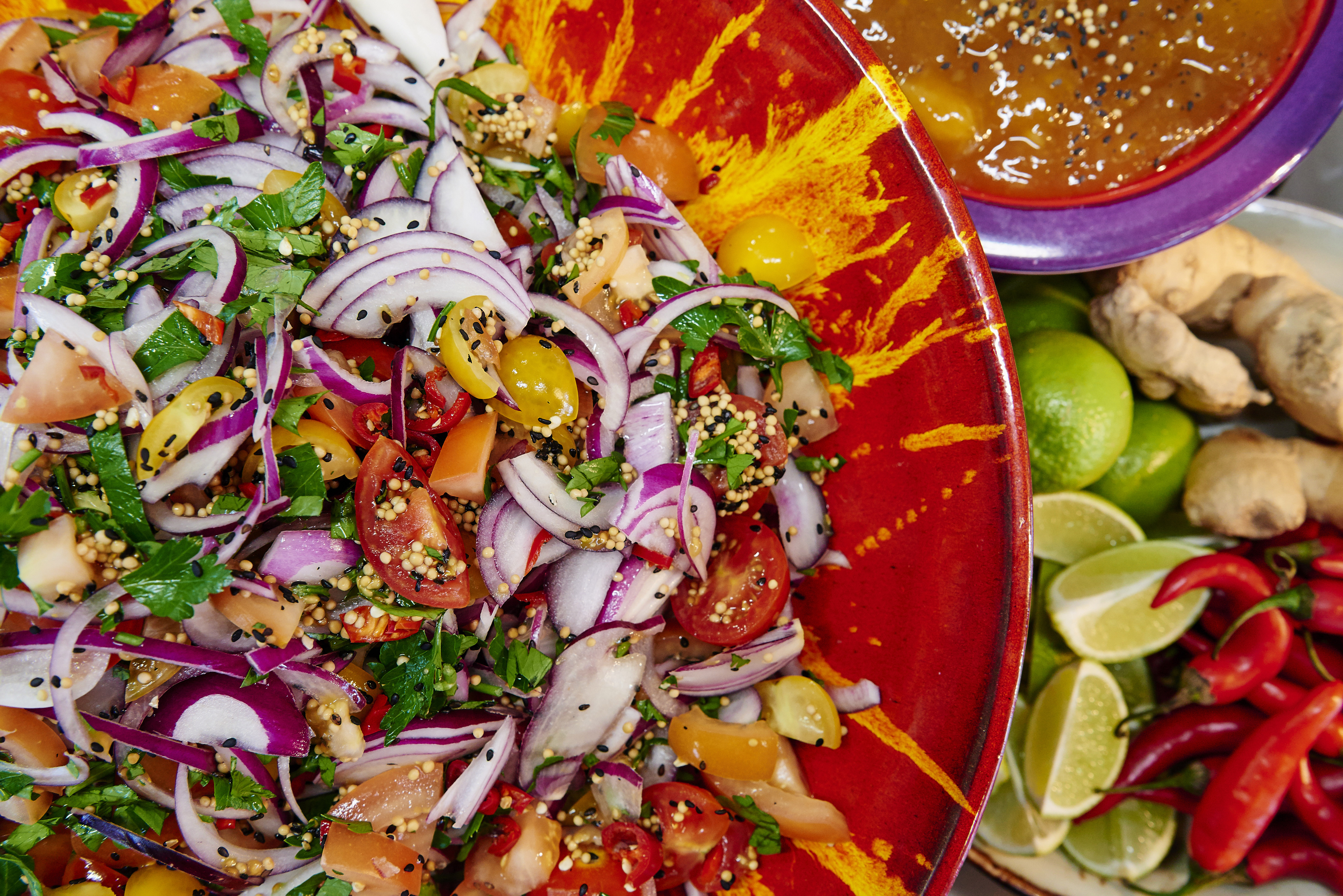 Vibrant Surplus Food