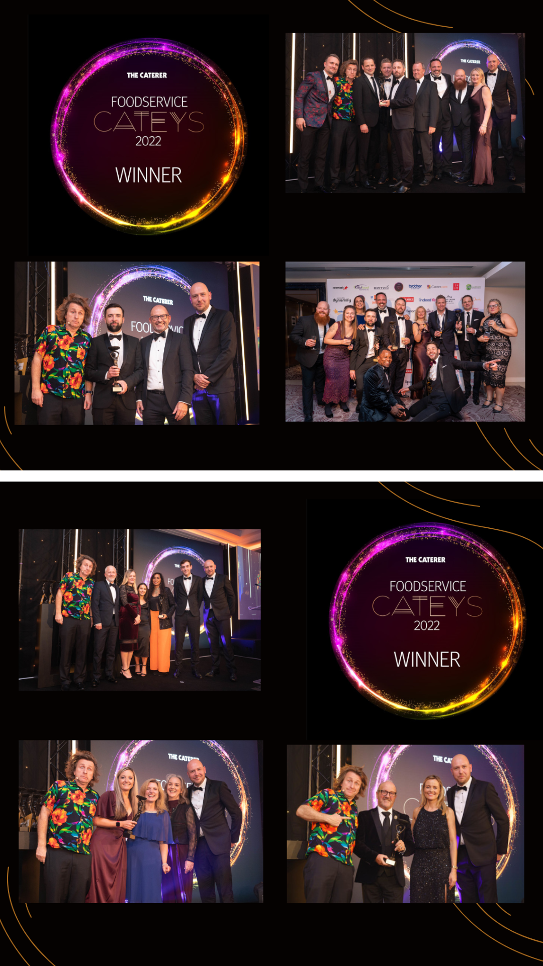 Foodservice Cateys 2022 winners' photos