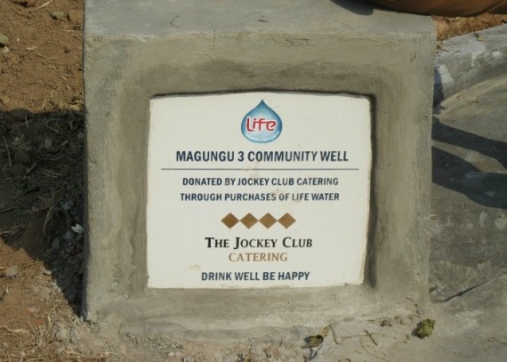 Jockey Club Catering have completed their first clean drinking water project