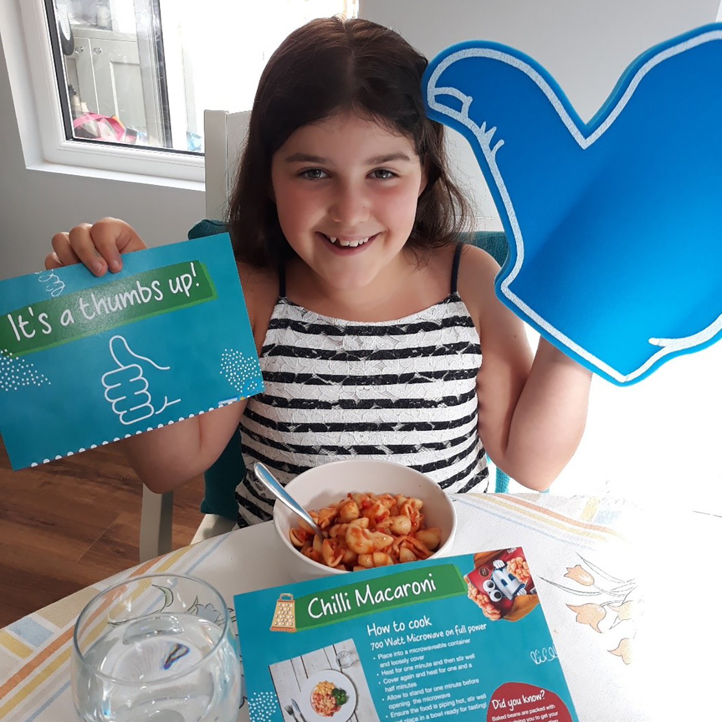 Children give Chartwells the Thumbs Up!