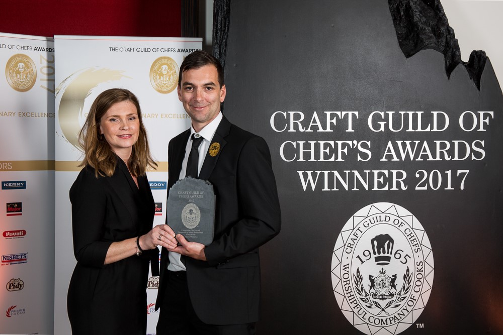 Simon Webb, winner of the Competition Chef Award
