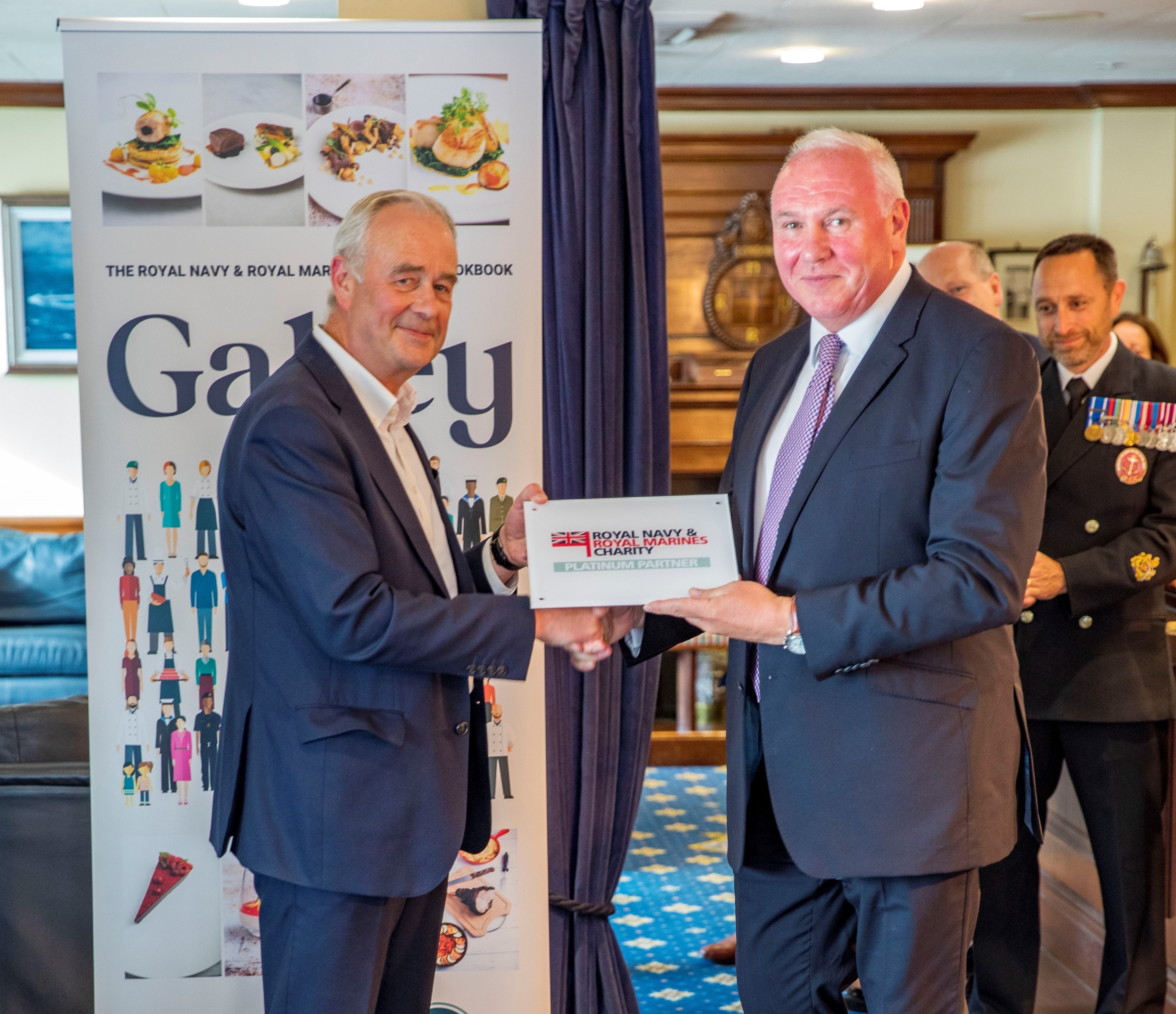 Adrian Bell, Chief Executive at RNRMC and Bob Gray, Managing Director at ESS Defence