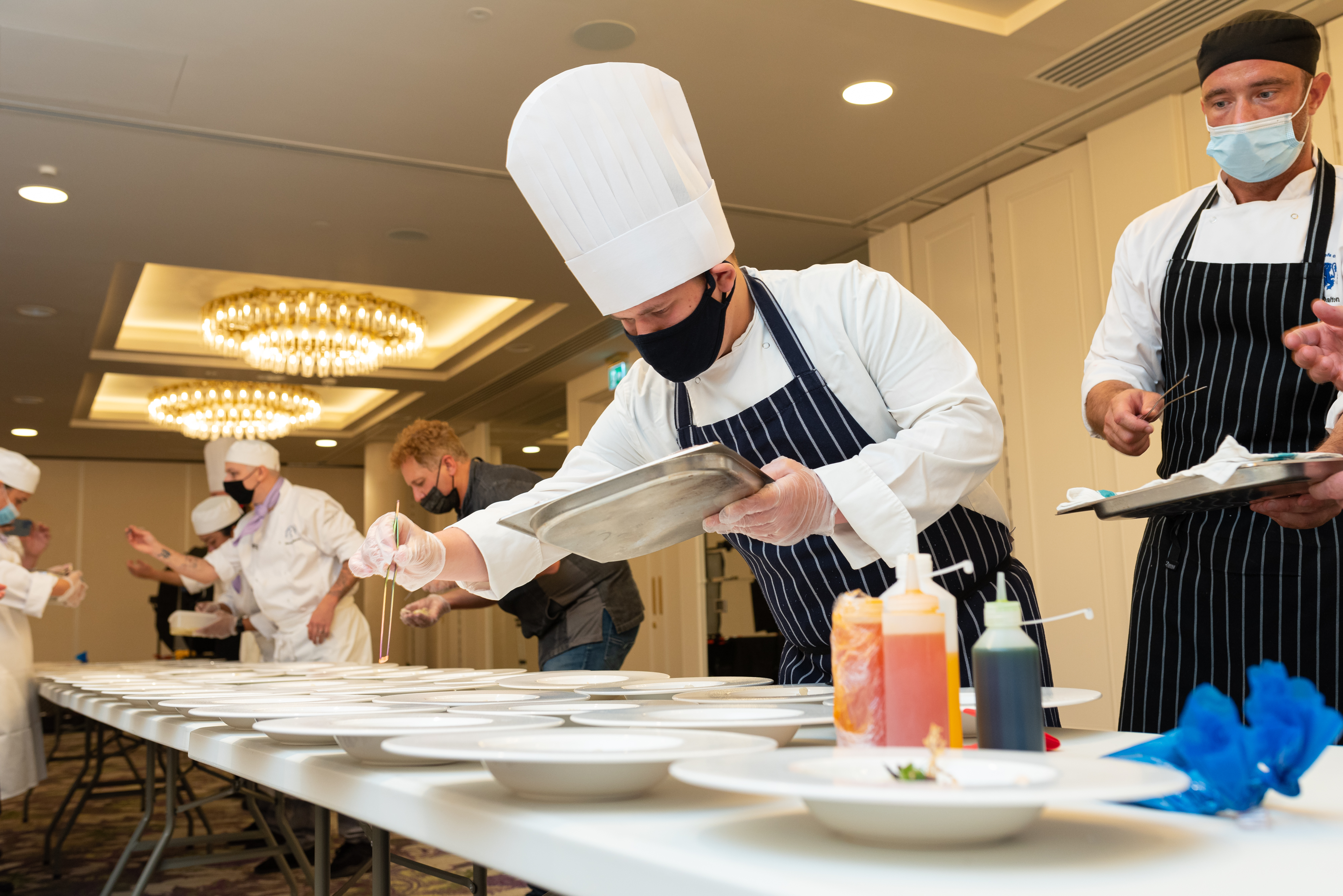 Apprentices at Master Chefs of Great Britain Lunch